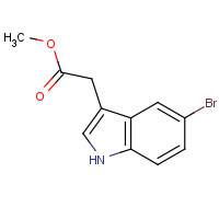 117235-22-0 methyl 2-(5-bromo-1H-indol-3-yl)acetate chemical structure