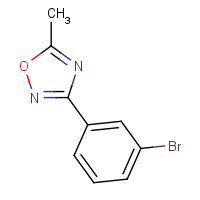 160377-57-1 3-(3-bromophenyl)-5-methyl-1,2,4-oxadiazole chemical structure