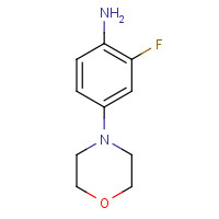 209960-29-2 2-fluoro-4-morpholin-4-ylaniline chemical structure