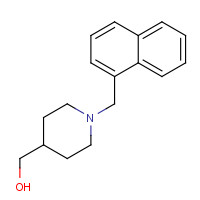 138030-58-7 [1-(naphthalen-1-ylmethyl)piperidin-4-yl]methanol chemical structure