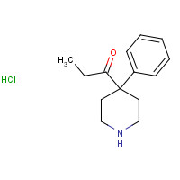 15847-64-0 1-(4-phenylpiperidin-4-yl)propan-1-one;hydrochloride chemical structure
