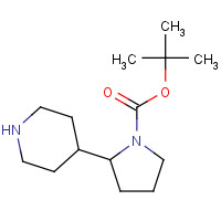 929974-12-9 tert-butyl 2-piperidin-4-ylpyrrolidine-1-carboxylate chemical structure