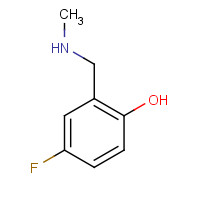 1363166-05-5 4-fluoro-2-(methylaminomethyl)phenol chemical structure