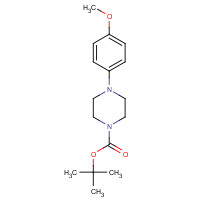 185460-26-8 tert-butyl 4-(4-methoxyphenyl)piperazine-1-carboxylate chemical structure