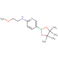 1251949-08-2 N-(2-methoxyethyl)-5-(4,4,5,5-tetramethyl-1,3,2-dioxaborolan-2-yl)pyridin-2-amine chemical structure