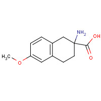 35581-10-3 2-amino-6-methoxy-3,4-dihydro-1H-naphthalene-2-carboxylic acid chemical structure