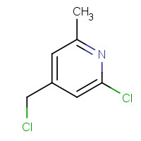162046-59-5 2-chloro-4-(chloromethyl)-6-methylpyridine chemical structure