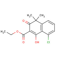 1035262-63-5 ethyl 8-chloro-1-hydroxy-4,4-dimethyl-3-oxonaphthalene-2-carboxylate chemical structure