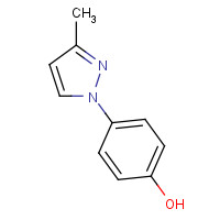 83430-96-0 4-(3-methylpyrazol-1-yl)phenol chemical structure