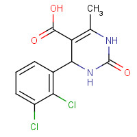 356566-53-5 4-(2,3-dichlorophenyl)-6-methyl-2-oxo-3,4-dihydro-1H-pyrimidine-5-carboxylic acid chemical structure