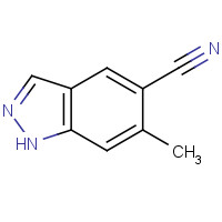 259537-71-8 6-methyl-1H-indazole-5-carbonitrile chemical structure