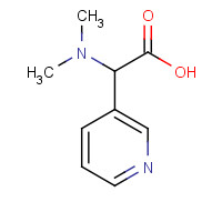 1007878-73-0 2-(dimethylamino)-2-pyridin-3-ylacetic acid chemical structure