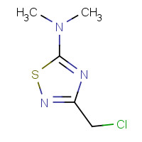 32577-97-2 3-(chloromethyl)-N,N-dimethyl-1,2,4-thiadiazol-5-amine chemical structure
