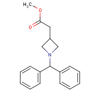 152537-00-3 methyl 2-(1-benzhydrylazetidin-3-yl)acetate chemical structure
