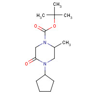 1284246-37-2 tert-butyl 4-cyclopentyl-2-methyl-5-oxopiperazine-1-carboxylate chemical structure