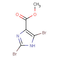 883876-21-9 methyl 2,5-dibromo-1H-imidazole-4-carboxylate chemical structure
