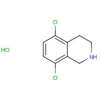 73075-48-6 5,8-dichloro-1,2,3,4-tetrahydroisoquinoline;hydrochloride chemical structure
