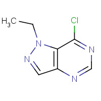 923282-50-2 7-chloro-1-ethylpyrazolo[4,3-d]pyrimidine chemical structure