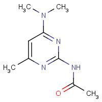68302-96-5 N-[4-(dimethylamino)-6-methylpyrimidin-2-yl]acetamide chemical structure