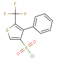 680215-52-5 4-phenyl-5-(trifluoromethyl)thiophene-3-sulfonyl chloride chemical structure