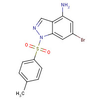 1198802-97-9 6-bromo-1-(4-methylphenyl)sulfonylindazol-4-amine chemical structure
