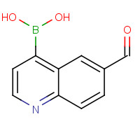958852-19-2 (6-formylquinolin-4-yl)boronic acid chemical structure