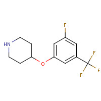 1188439-72-6 4-[3-fluoro-5-(trifluoromethyl)phenoxy]piperidine chemical structure