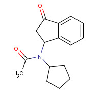 1025855-68-8 N-cyclopentyl-N-(3-oxo-1,2-dihydroinden-1-yl)acetamide chemical structure