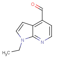 1268516-18-2 1-ethylpyrrolo[2,3-b]pyridine-4-carbaldehyde chemical structure