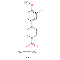 479225-97-3 tert-butyl 4-(3-fluoro-4-methoxyphenyl)piperazine-1-carboxylate chemical structure