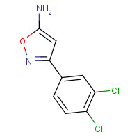501902-20-1 3-(3,4-dichlorophenyl)-1,2-oxazol-5-amine chemical structure