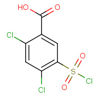 3740-18-9 2,4-dichloro-5-chlorosulfonylbenzoic acid chemical structure