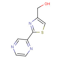 805250-60-6 (2-pyrazin-2-yl-1,3-thiazol-4-yl)methanol chemical structure