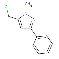 869901-14-4 5-(chloromethyl)-1-methyl-3-phenylpyrazole chemical structure