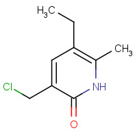 139549-63-6 3-(chloromethyl)-5-ethyl-6-methyl-1H-pyridin-2-one chemical structure
