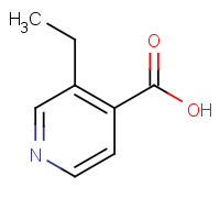 4080-54-0 3-ethylpyridine-4-carboxylic acid chemical structure