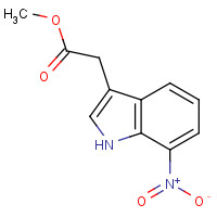 1496-81-7 methyl 2-(7-nitro-1H-indol-3-yl)acetate chemical structure