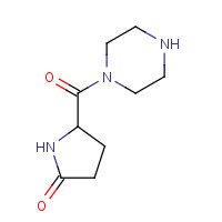110957-10-3 5-(piperazine-1-carbonyl)pyrrolidin-2-one chemical structure