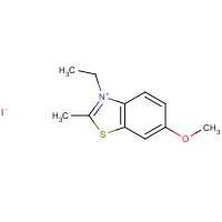 76328-38-6 3-ethyl-6-methoxy-2-methyl-1,3-benzothiazol-3-ium;iodide chemical structure