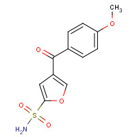 118993-61-6 4-(4-methoxybenzoyl)furan-2-sulfonamide chemical structure