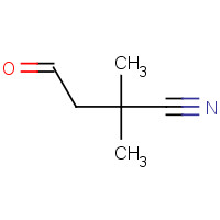 18240-73-8 2,2-dimethyl-4-oxobutanenitrile chemical structure