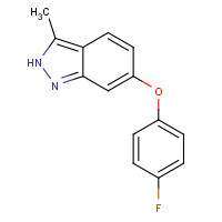 1055974-02-1 6-(4-fluorophenoxy)-3-methyl-2H-indazole chemical structure