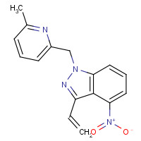 1313409-16-3 3-ethenyl-1-[(6-methylpyridin-2-yl)methyl]-4-nitroindazole chemical structure