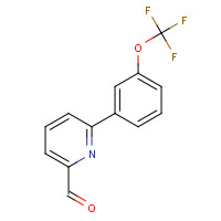 887980-16-7 6-[3-(trifluoromethoxy)phenyl]pyridine-2-carbaldehyde chemical structure