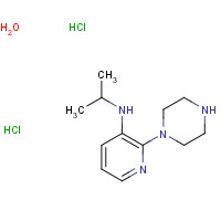 147539-21-7 2-piperazin-1-yl-N-propan-2-ylpyridin-3-amine;hydrate;dihydrochloride chemical structure