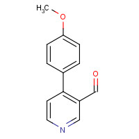 404338-70-1 4-(4-methoxyphenyl)pyridine-3-carbaldehyde chemical structure
