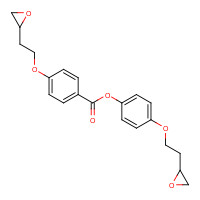 146063-25-4 [4-[2-(oxiran-2-yl)ethoxy]phenyl] 4-[2-(oxiran-2-yl)ethoxy]benzoate chemical structure