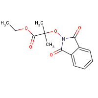 40674-21-3 ethyl 2-(1,3-dioxoisoindol-2-yl)oxy-2-methylpropanoate chemical structure