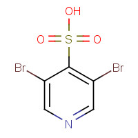 872273-27-3 3,5-dibromopyridine-4-sulfonic acid chemical structure