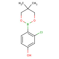 1479007-22-1 3-chloro-4-(5,5-dimethyl-1,3,2-dioxaborinan-2-yl)phenol chemical structure